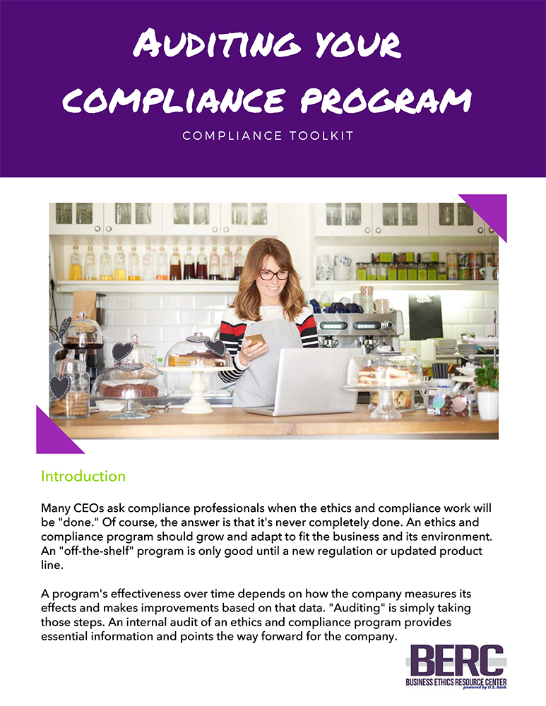 Auditing your Compliance Program