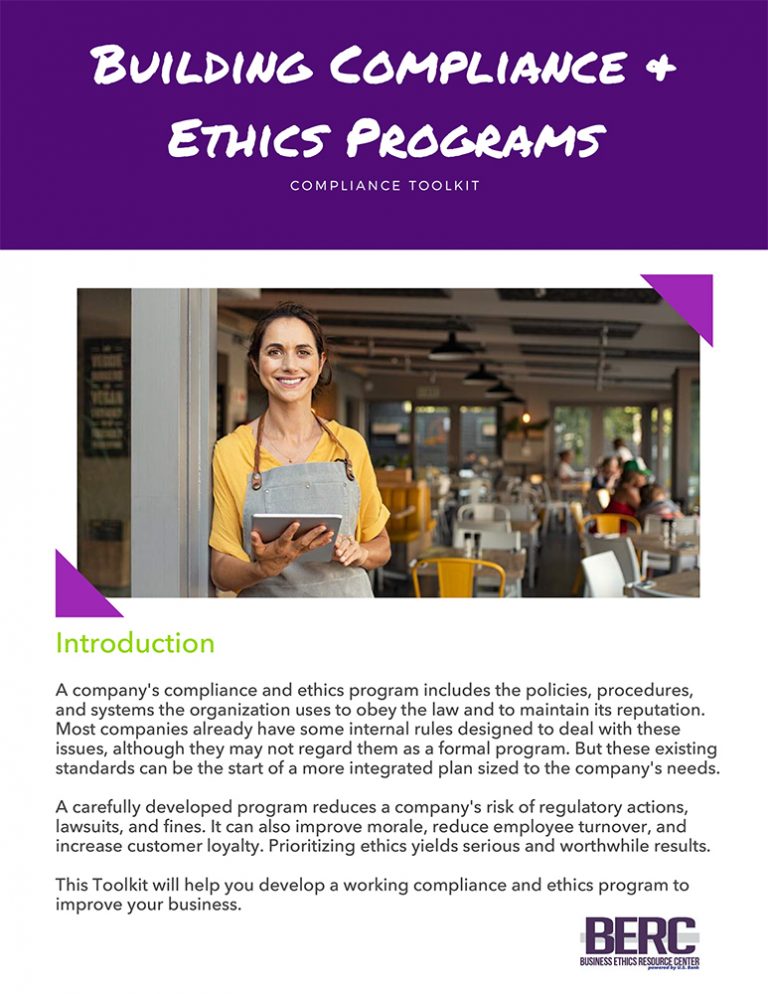 Building Compliance & Ethics Programs